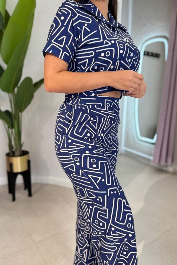 Set Ariana azul lineas - Image 3