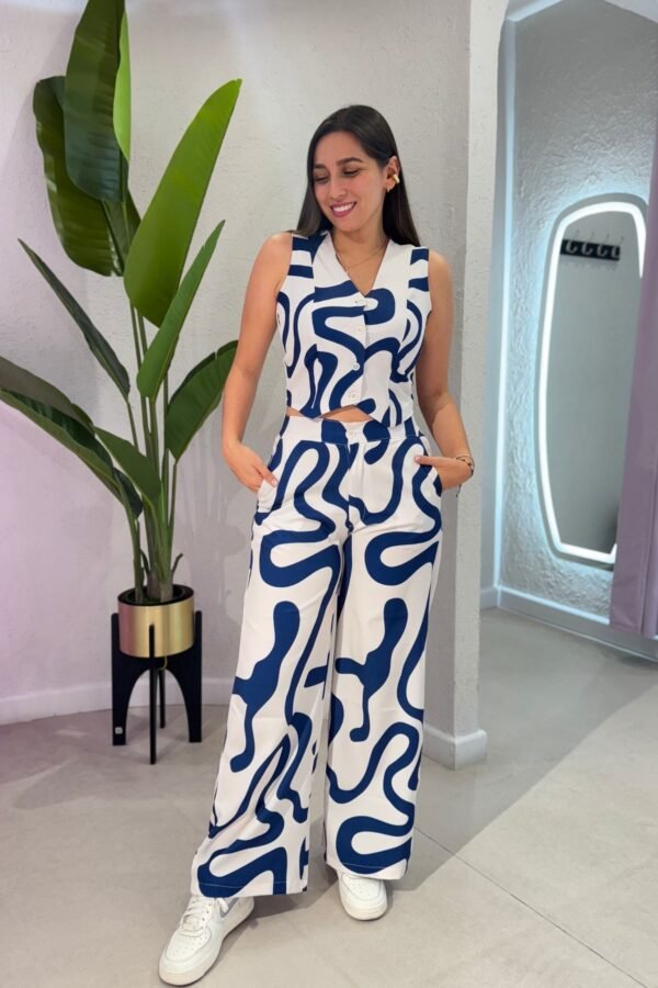 Set Viena hueso azul - Image 2