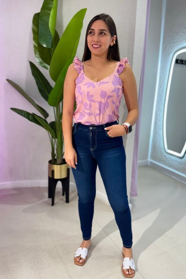 Blusa Paradise lila rosa