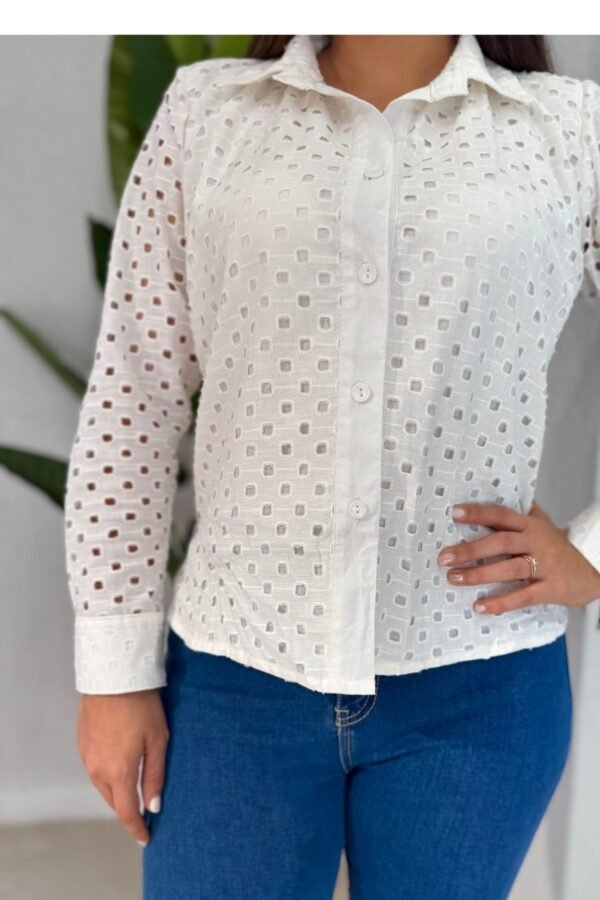 Camisera Paulina blanca - Image 3