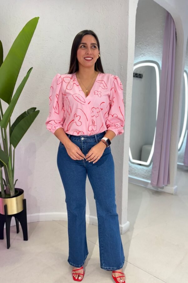 Blusa Miranda rosada