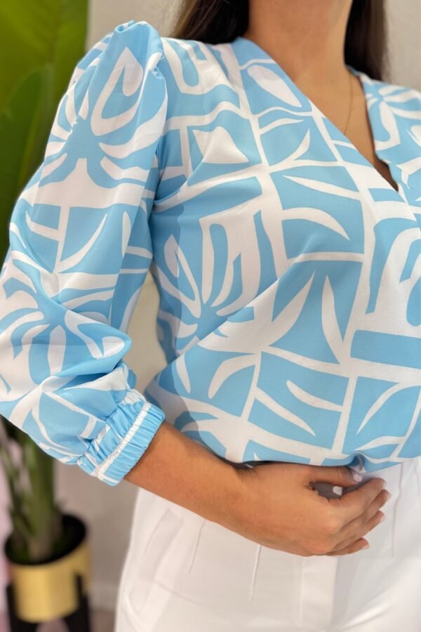 Blusa Miranda celeste - Image 4