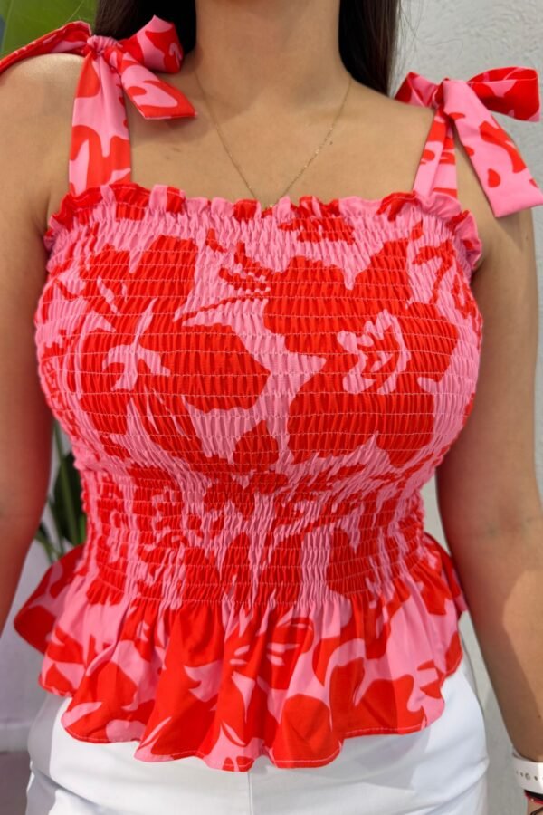 Top Lucía rosa rojo - Image 2