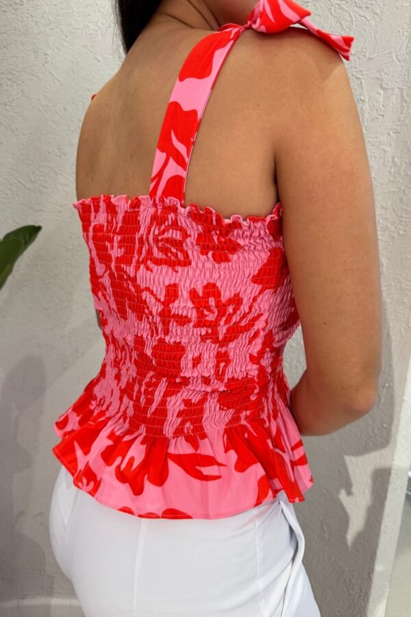 Top Lucía rosa rojo - Image 4