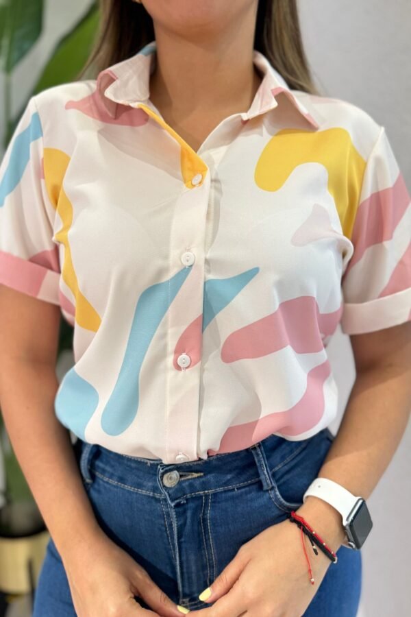Camisera Esmeralda blanca colores - Image 3