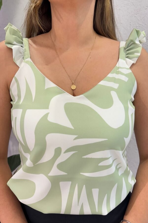Blusa Paradise verde claro - Image 2