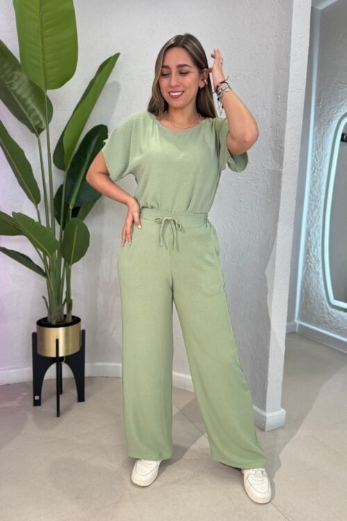 Set Milán verde pistacho