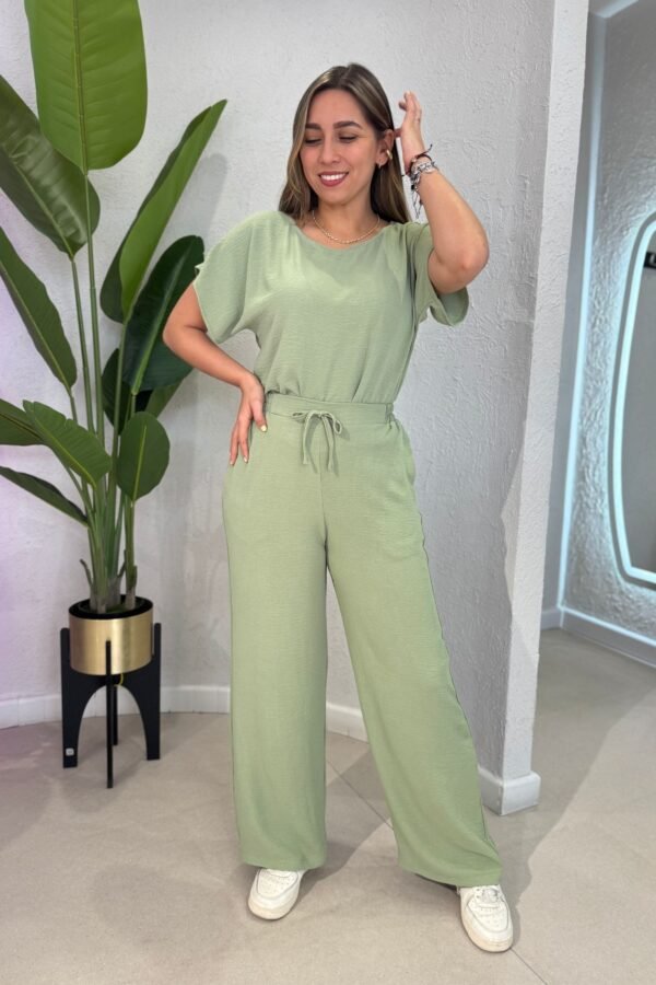 Set Milán verde pistacho