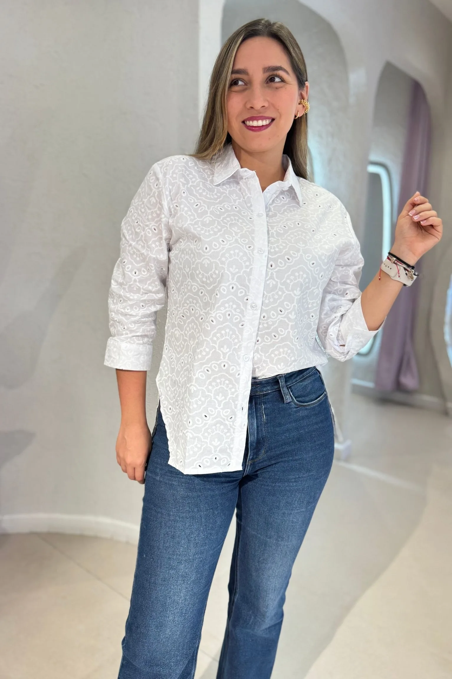 Blusa Lupe blanca - Image 2