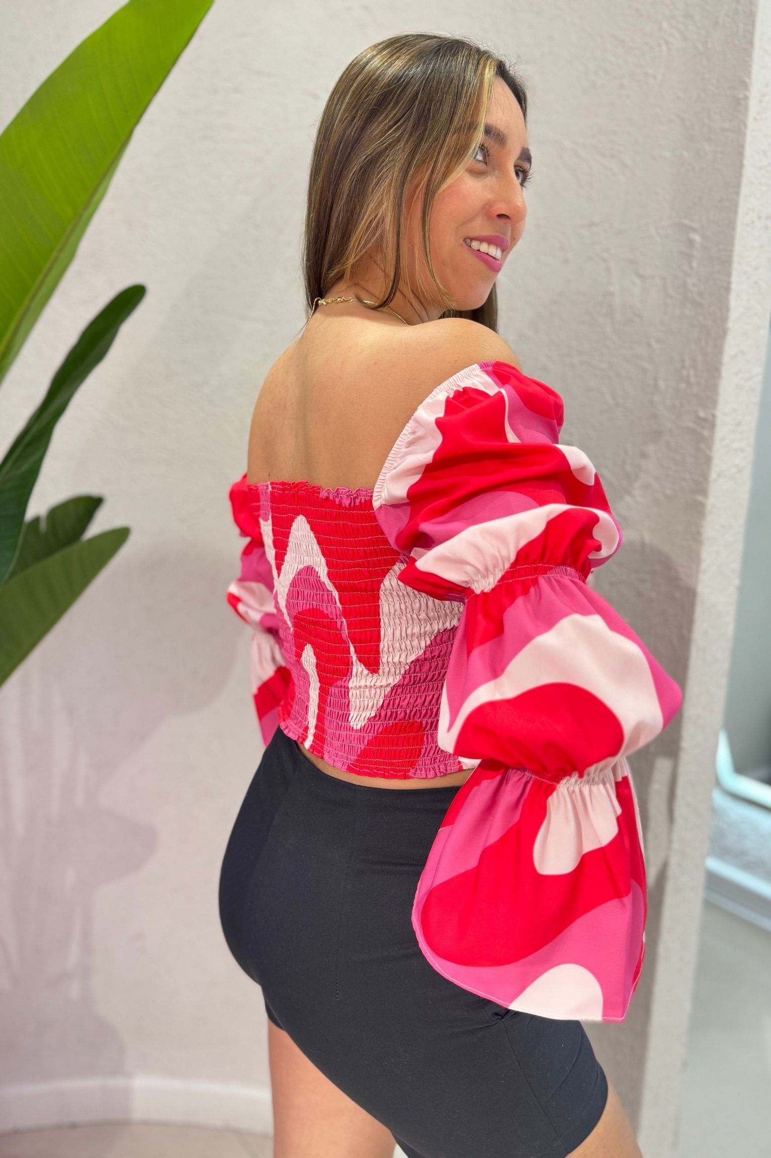 Top Amalfi fucsia rosa - Image 4