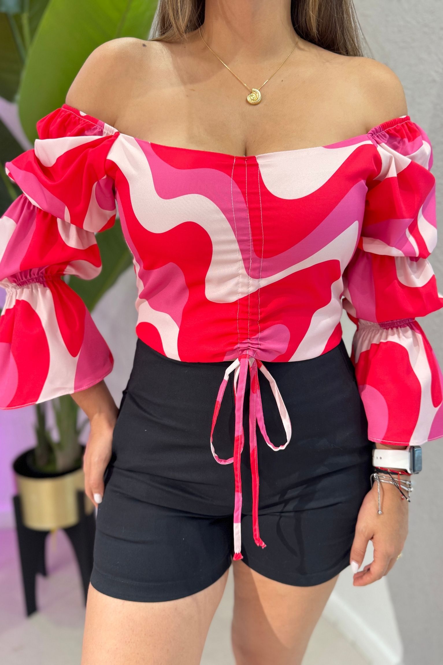 Top Amalfi fucsia rosa - Image 2