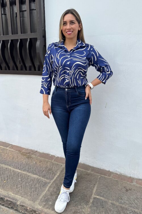 Blusa Zafiro azul rey