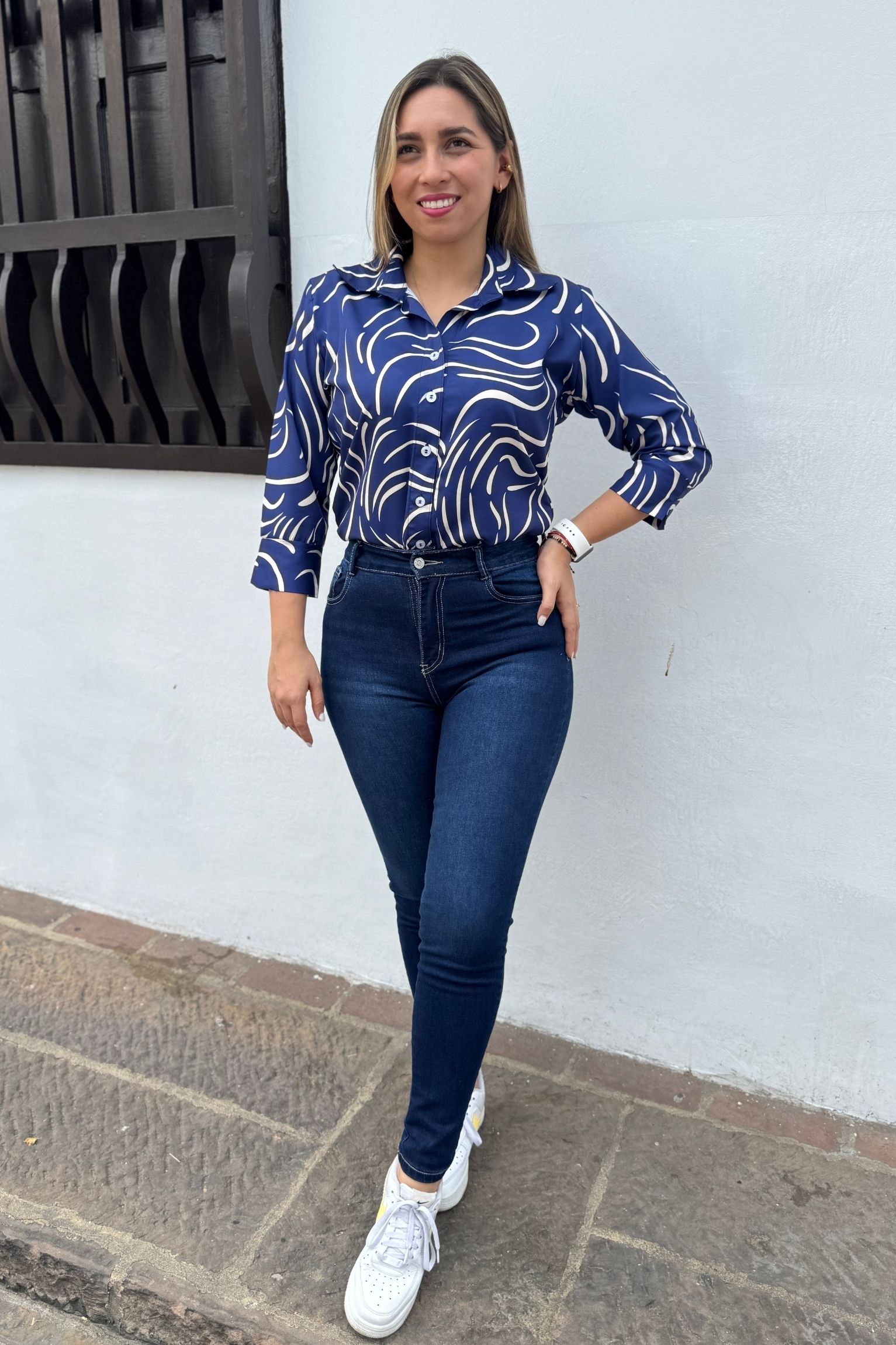 Blusa Zafiro azul rey