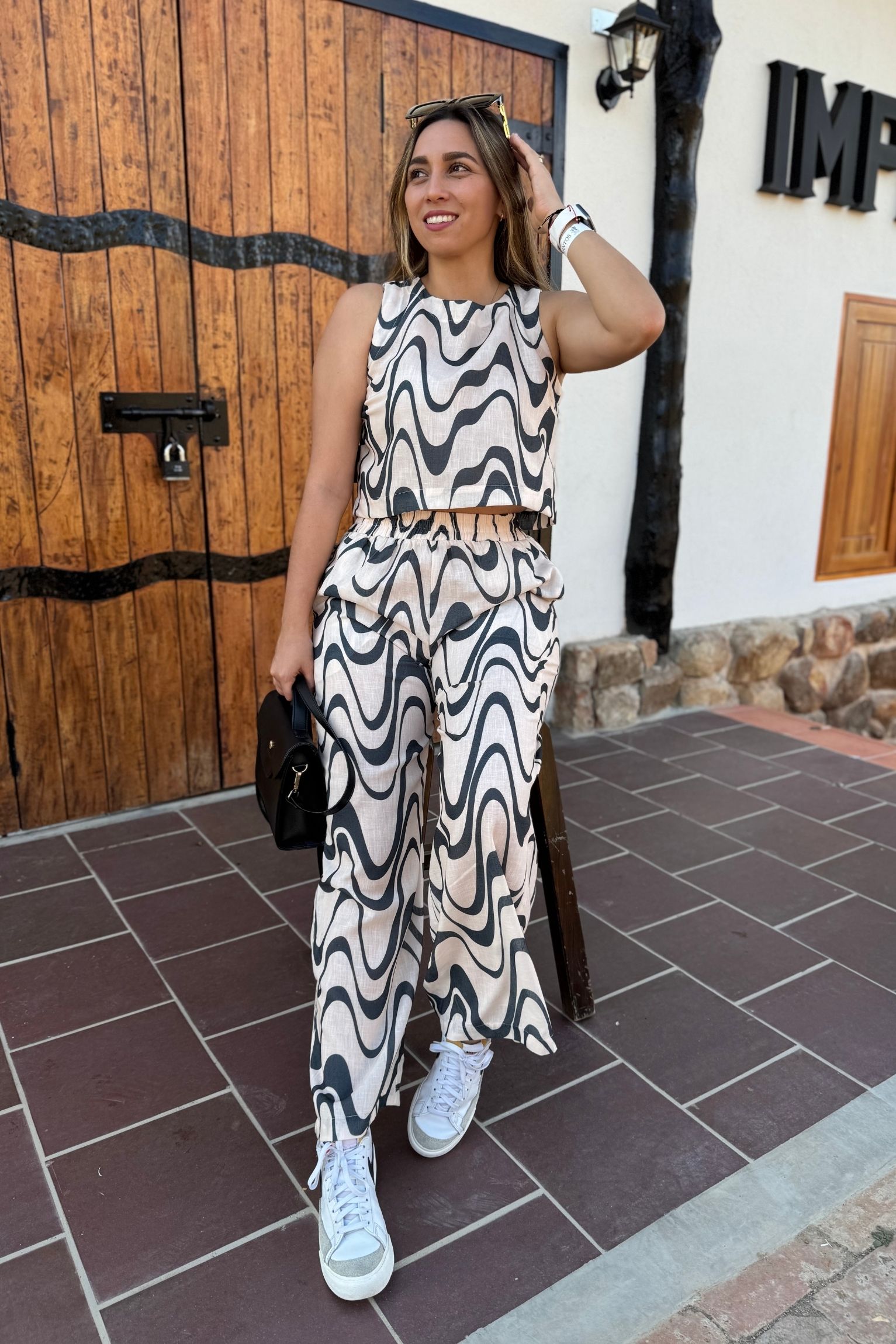 Set Serena caqui negro