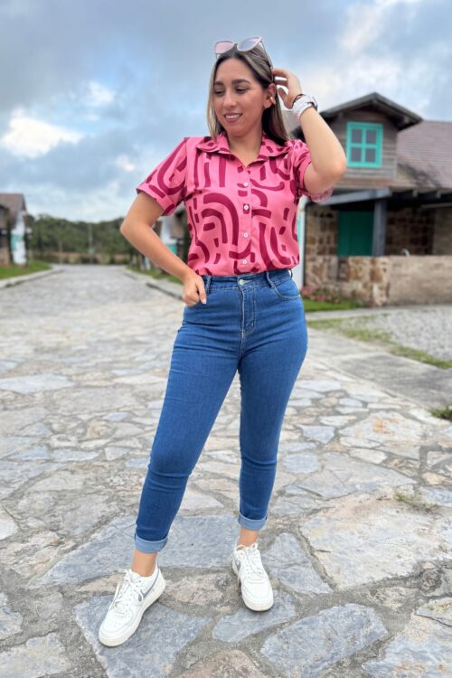 Camisera Esmeralda rosa fucsia