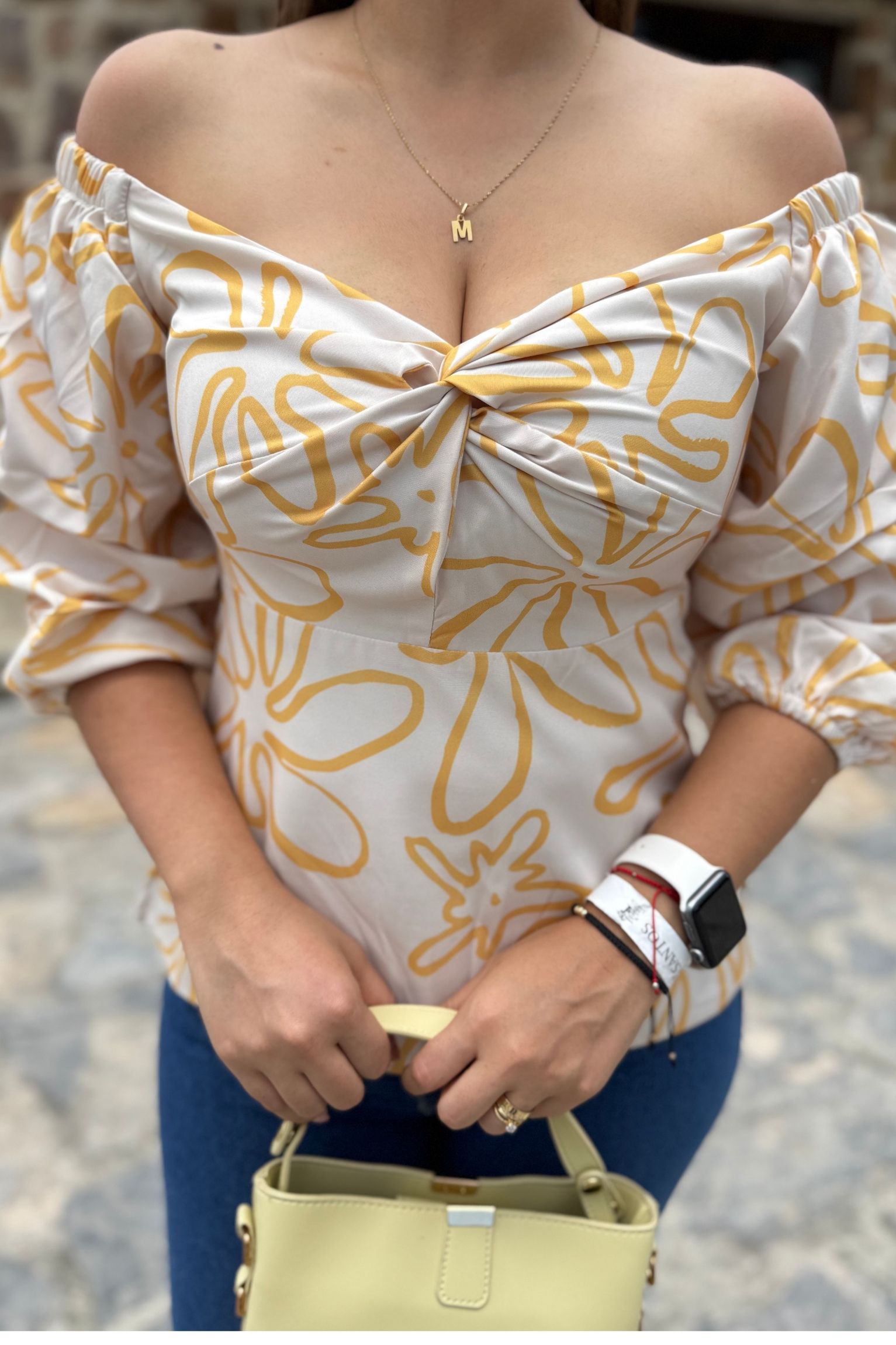 Blusa Antonia amarillo flores - Image 2