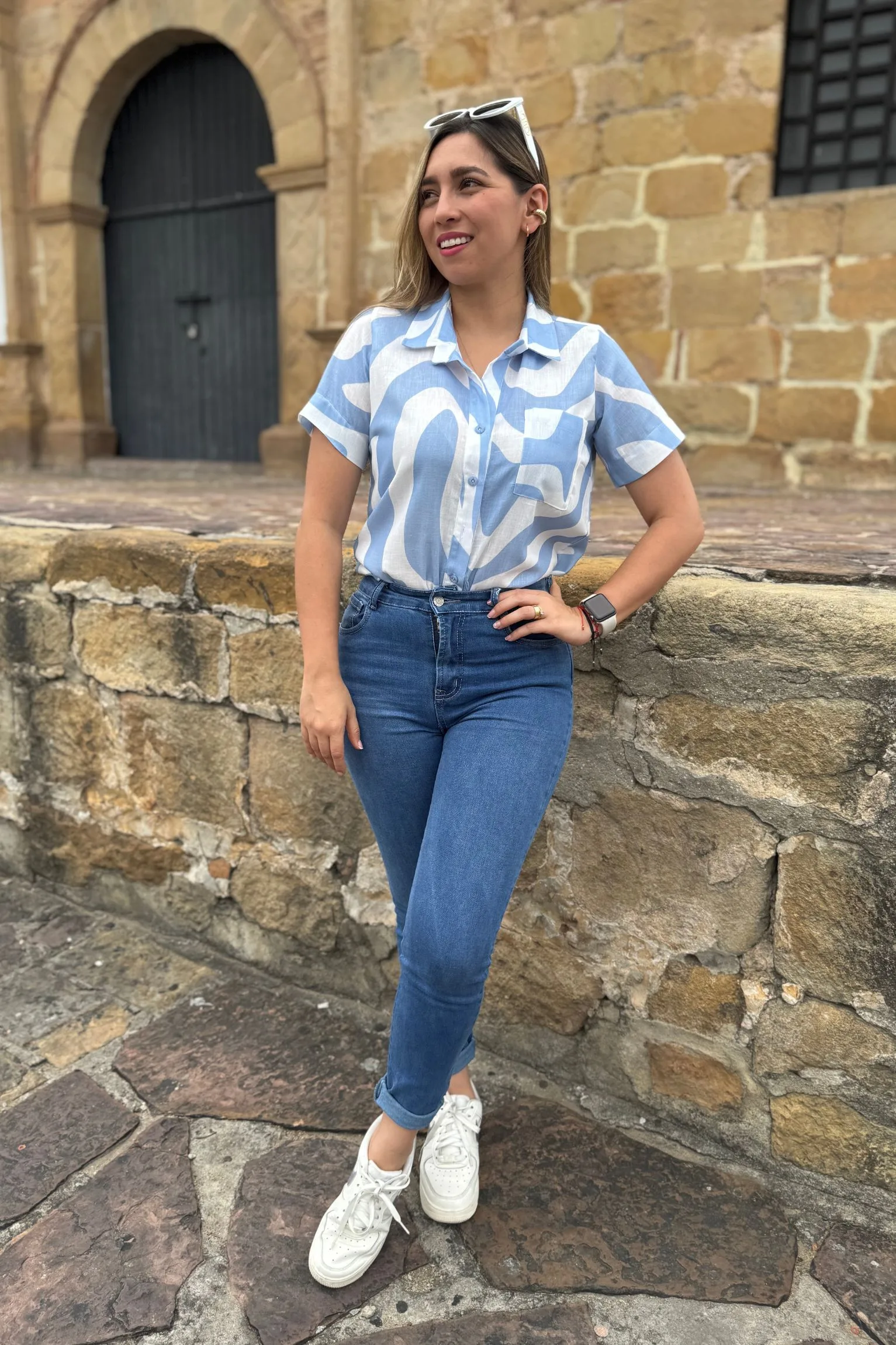 Camisera Noa celeste