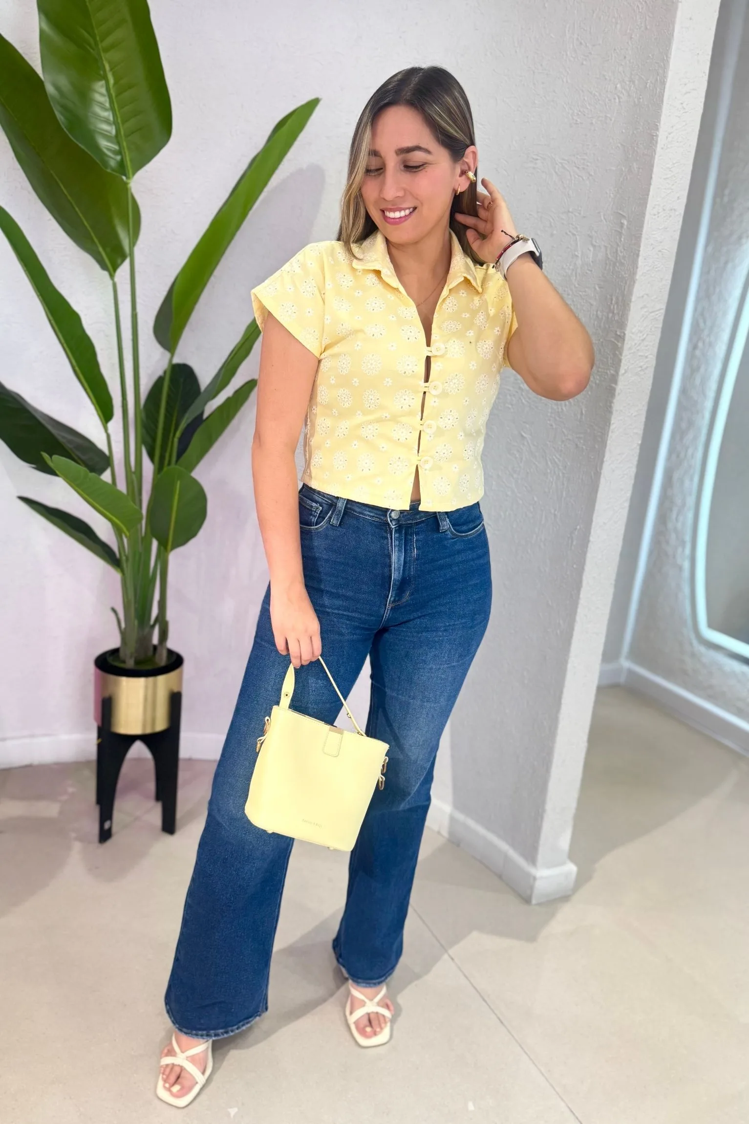 Blusa Eloísa amarillo