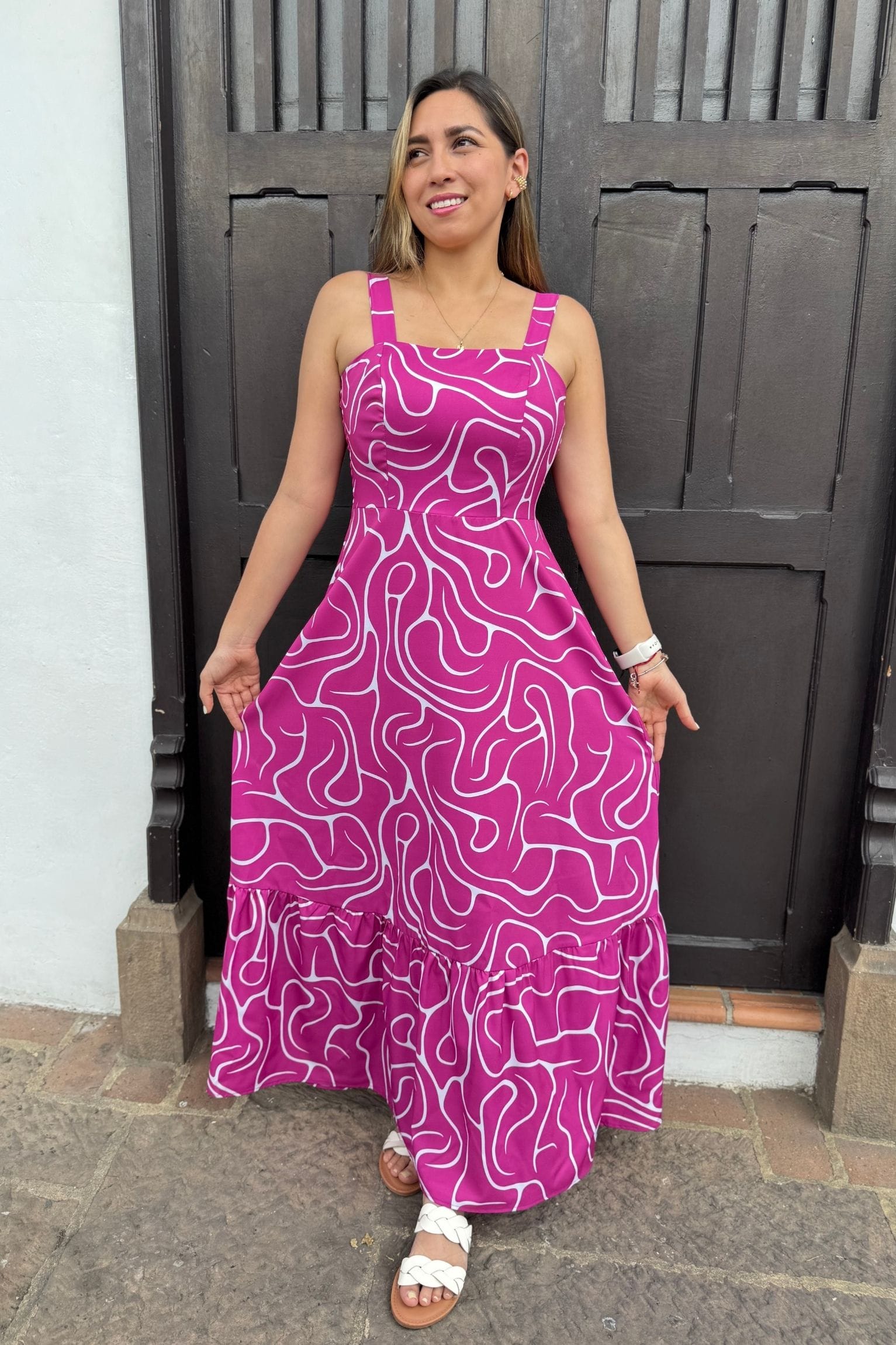 Vestido Cielo magenta