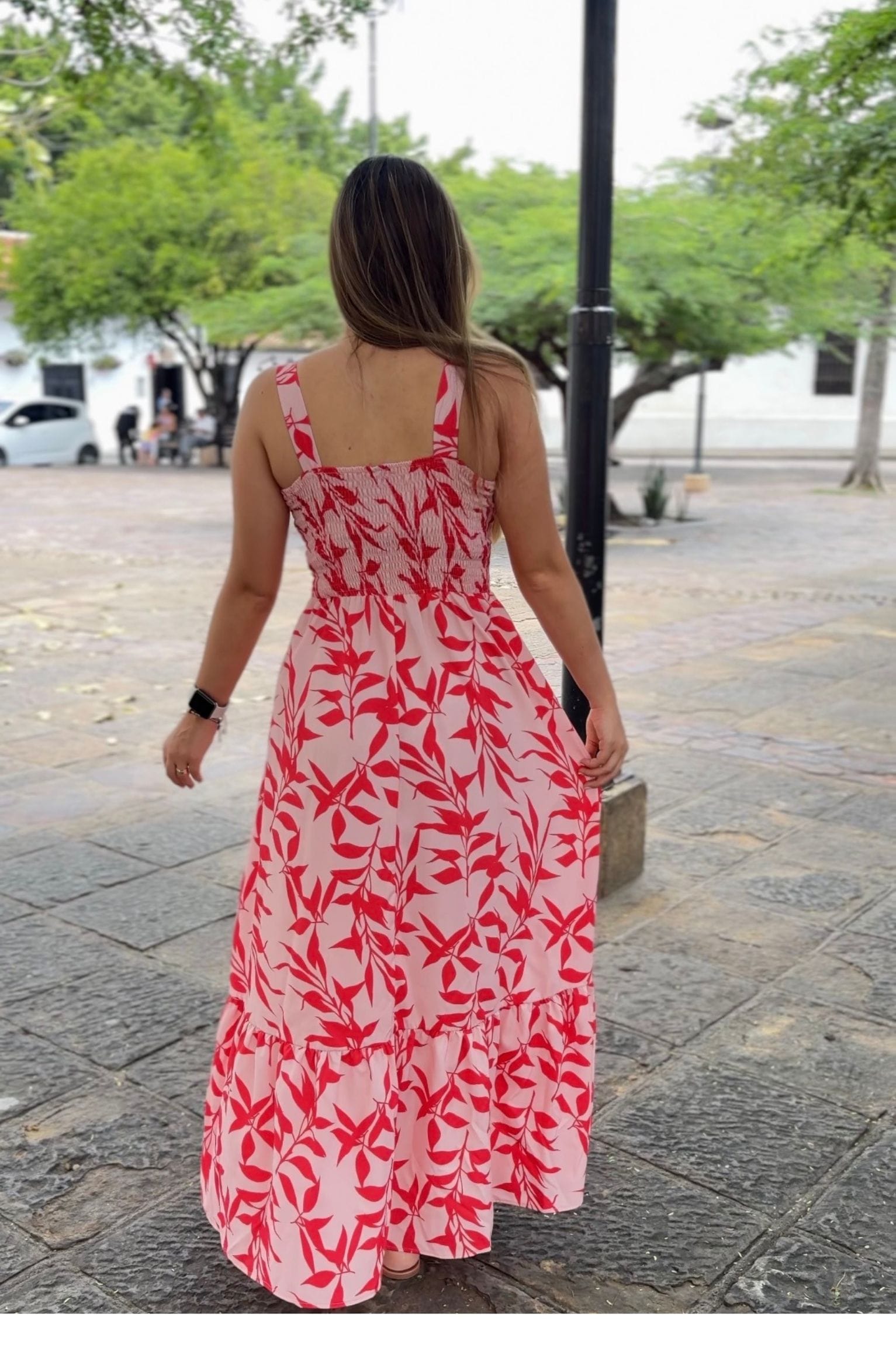 Vestido Cielo rama roja - Image 2