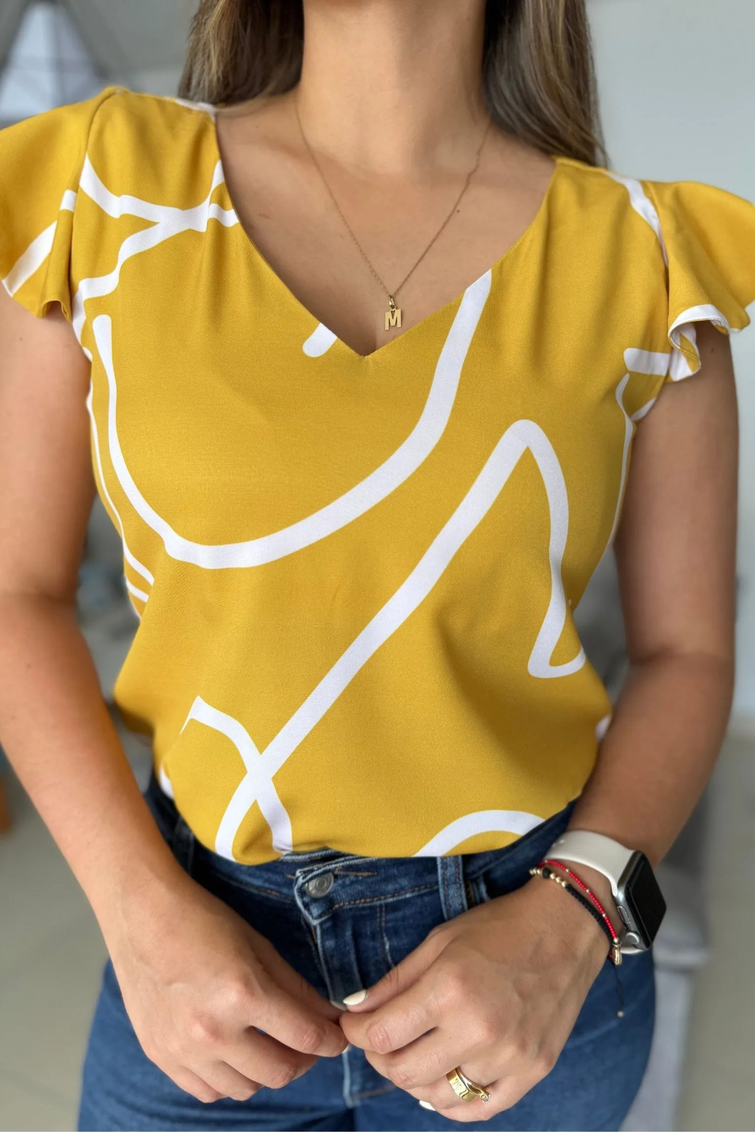 Blusa Bali mostaza - Image 2