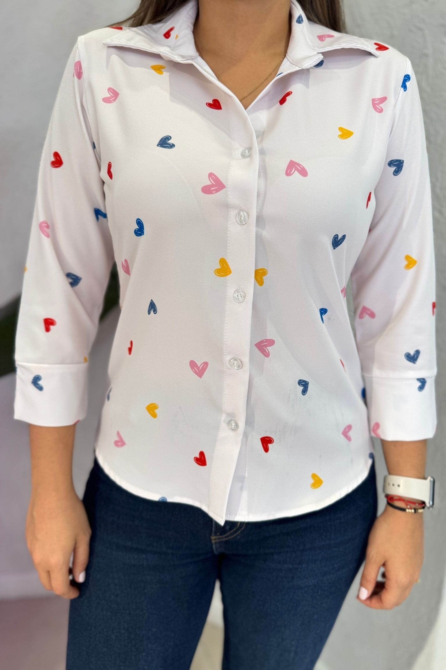 Blusa Zafiro corazón colores - Image 3