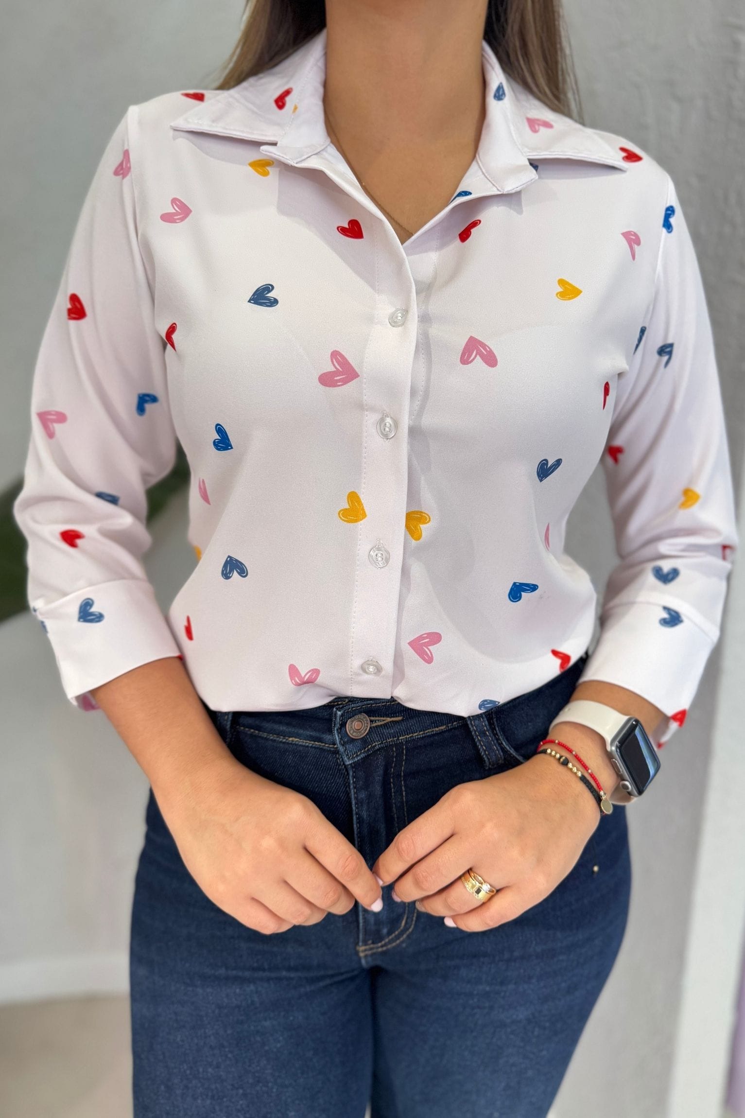 Blusa Zafiro corazón colores - Image 2