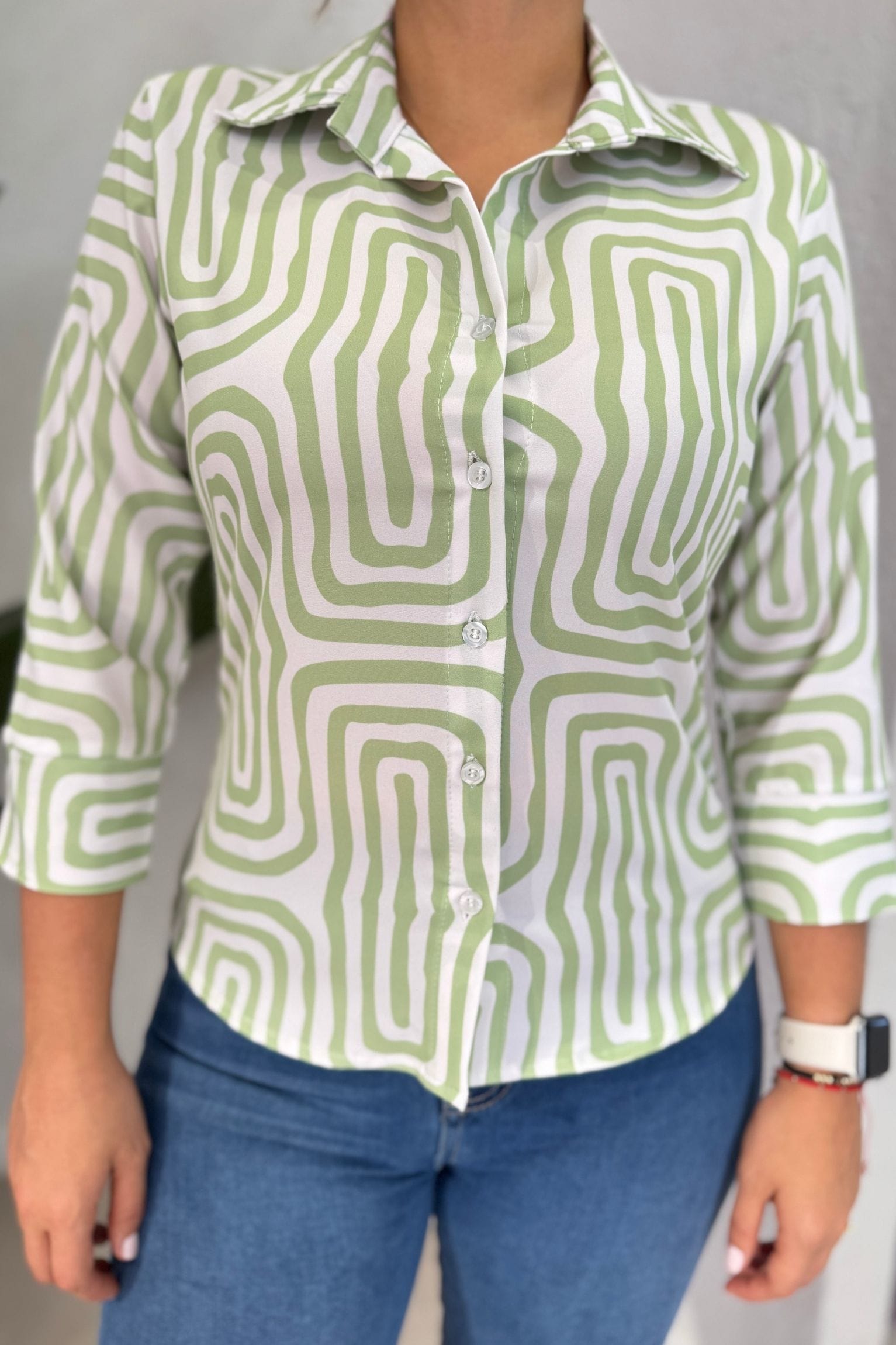 Blusa Zafiro manzana verde - Image 2