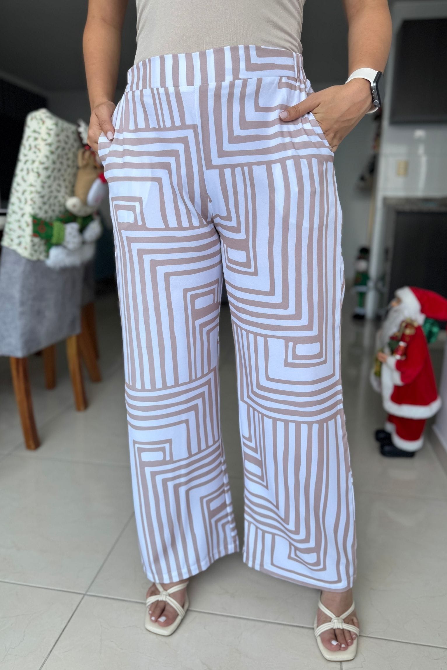 Pantalon Novoa Arena Blanco - Image 2