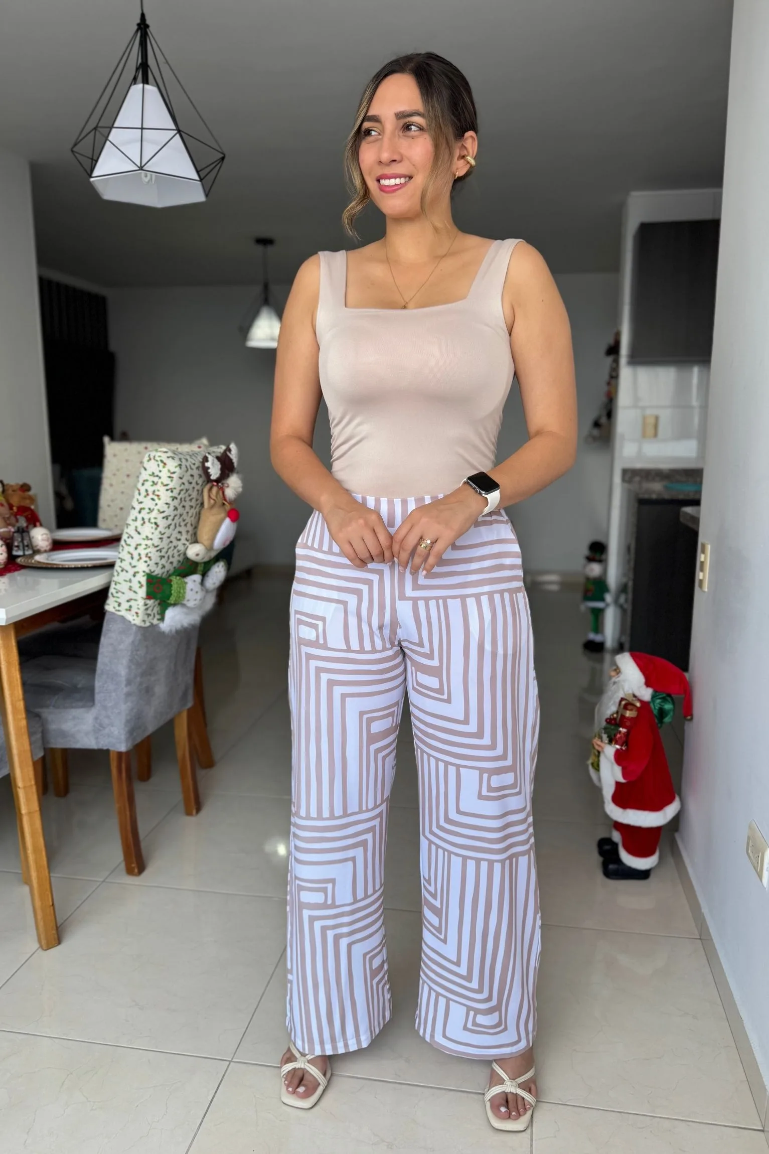 Pantalon Novoa Arena Blanco