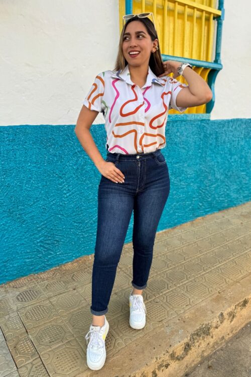 Camisera Esmeralda circulos