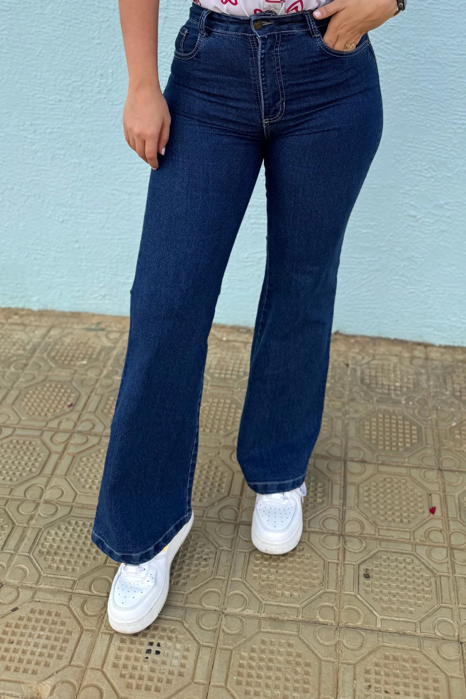 Jean Campana azul oscuro - Image 2