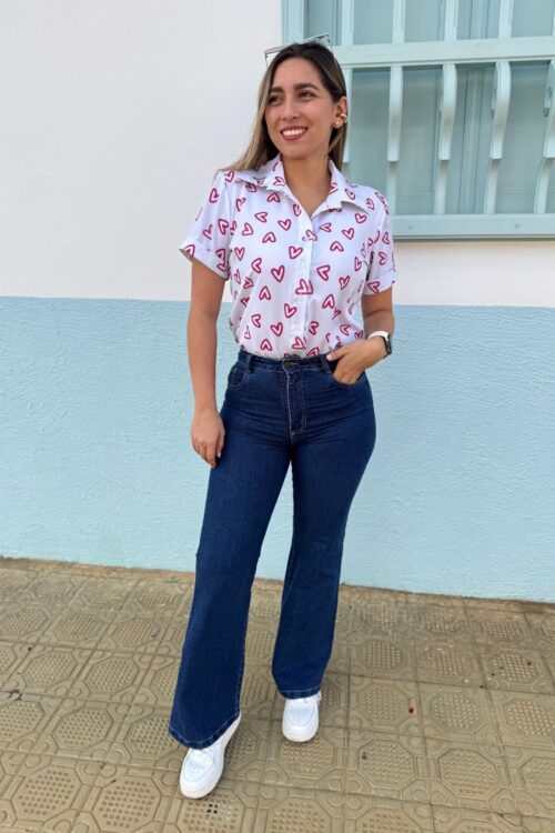 Jean Campana azul oscuro