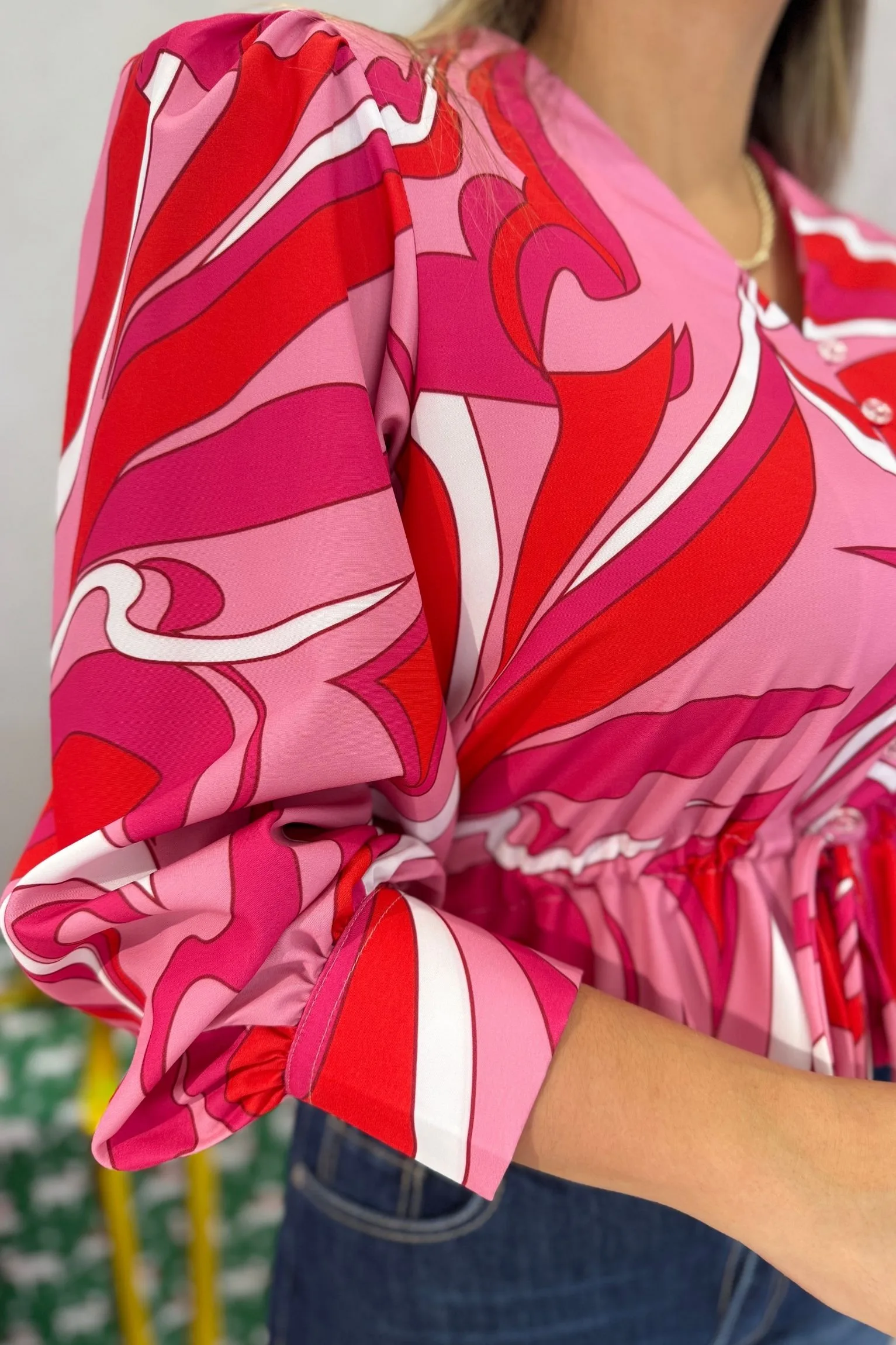 Blusa Maia rosa fucsia - Image 3