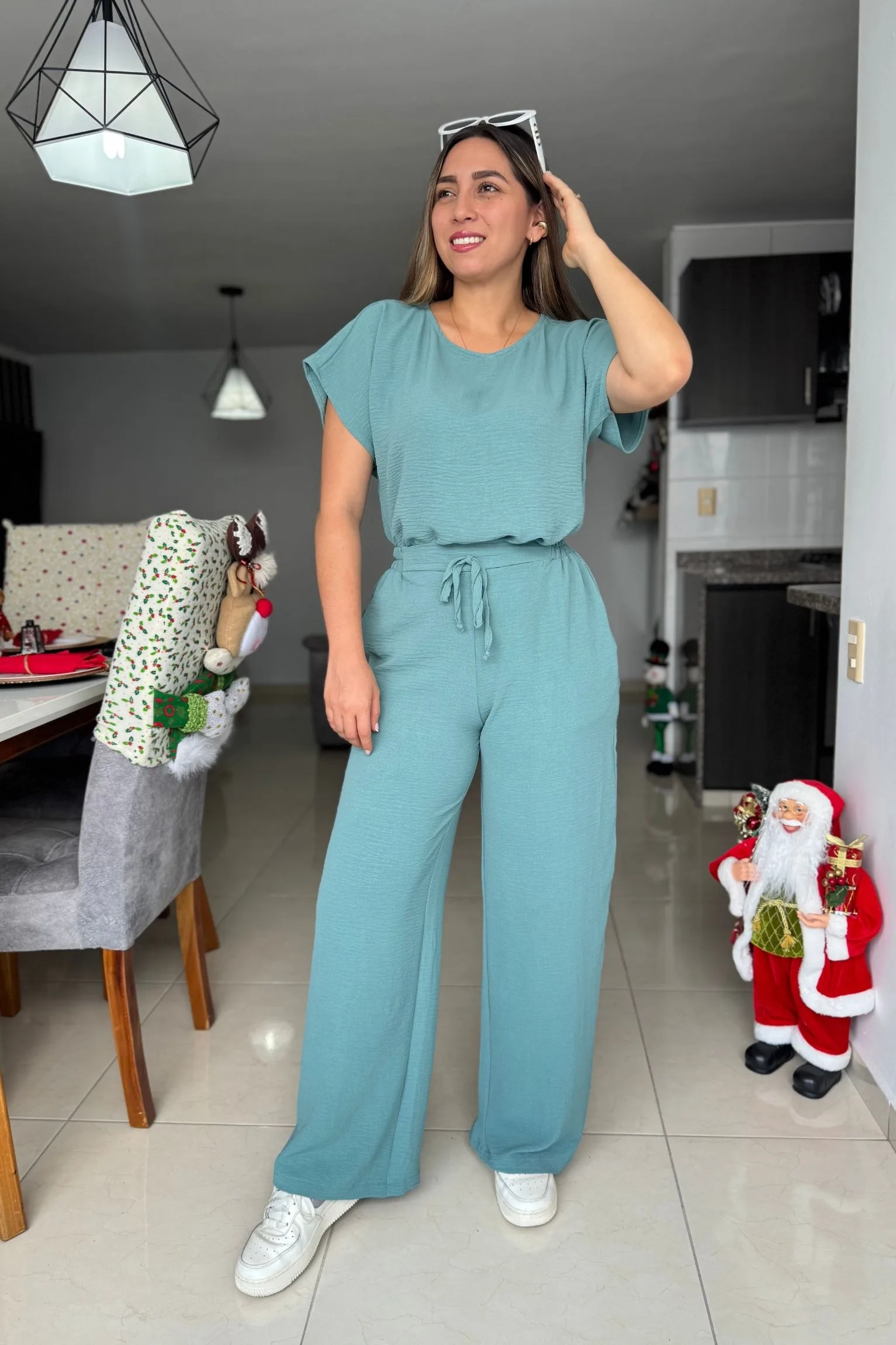 Set milan verde eucalipto.