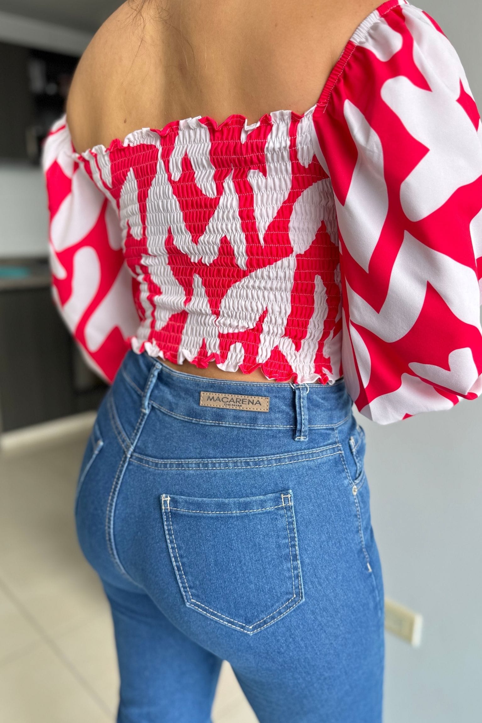 Top lia Rojo Cereza - Image 2