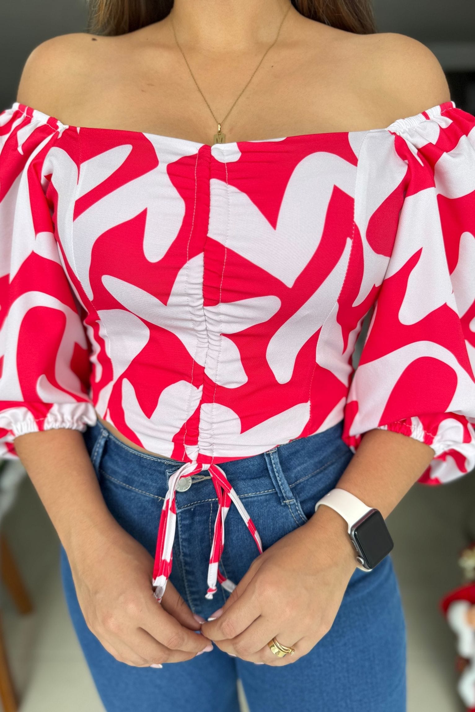 Top lia Rojo Cereza - Image 3