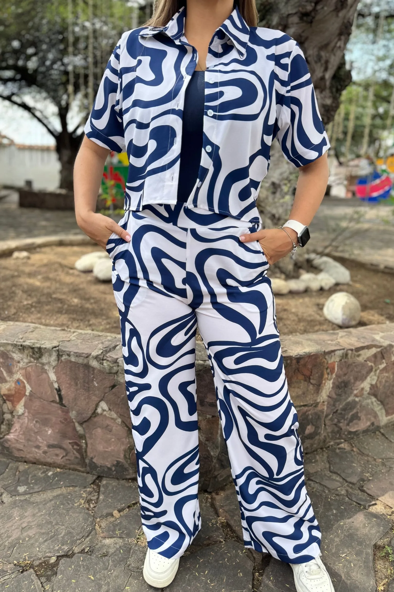 Set Ariana azul hueso - Image 2