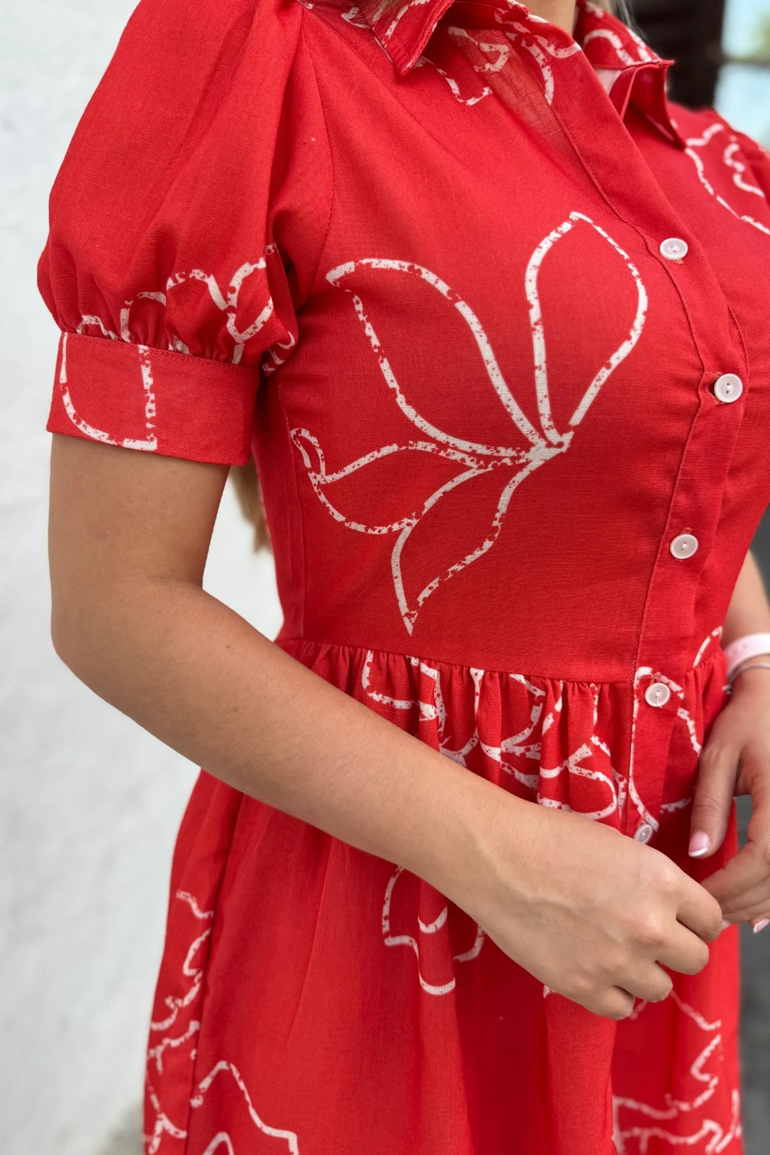 Vestido bahia rojo cerezo - Image 3