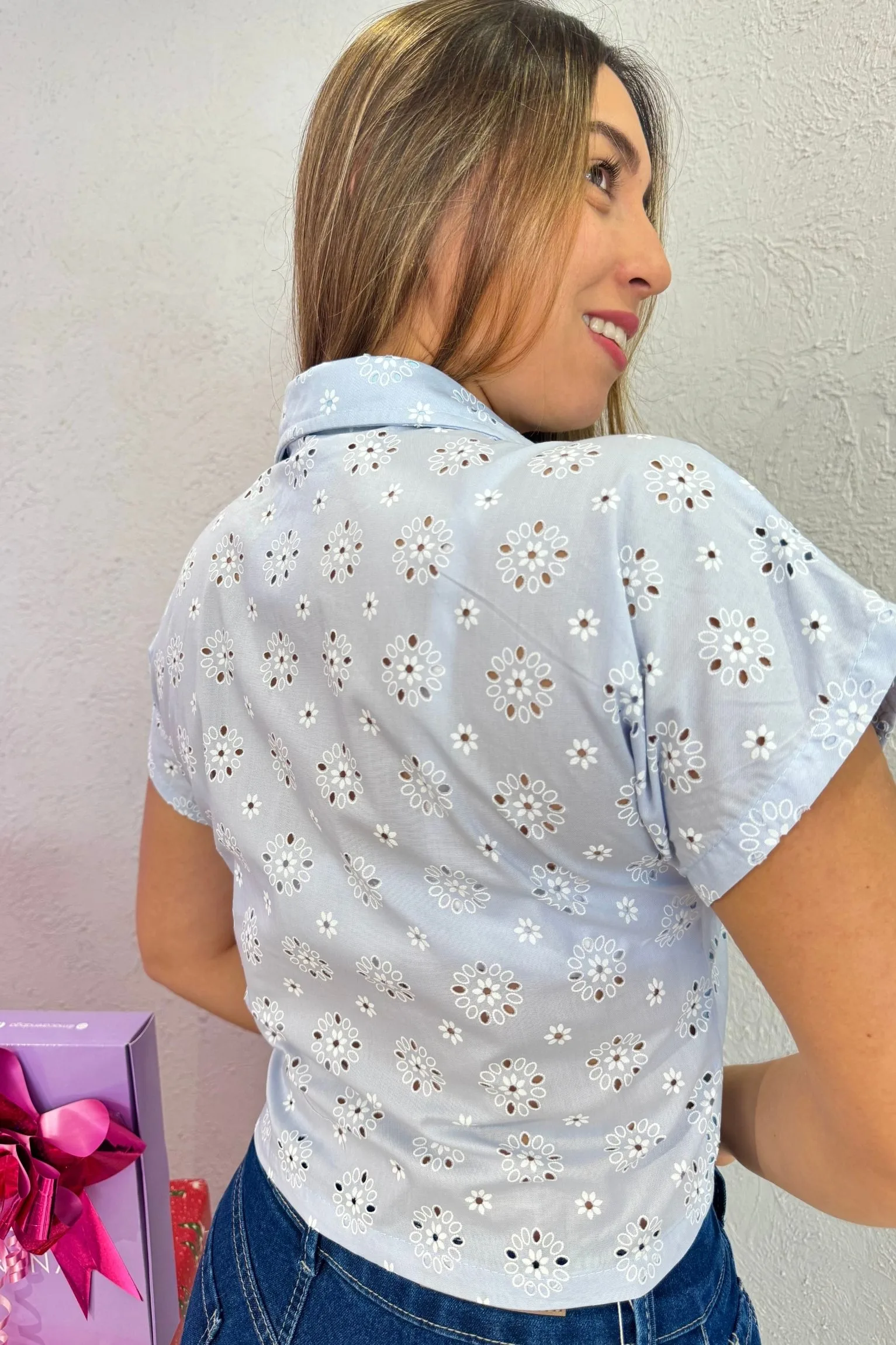 Blusa Eloisa Celeste - Image 2