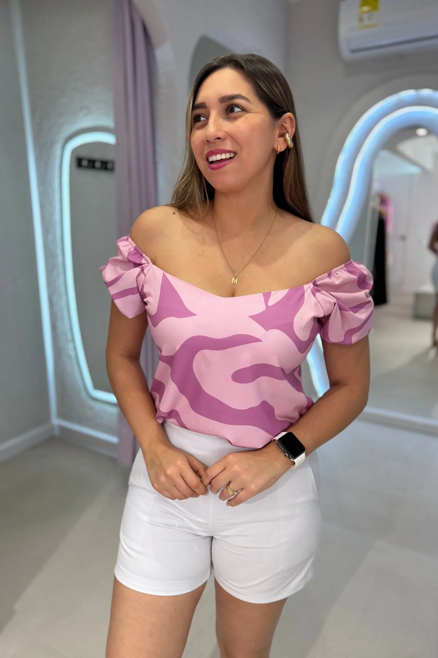 Blusa Bela lila rosa