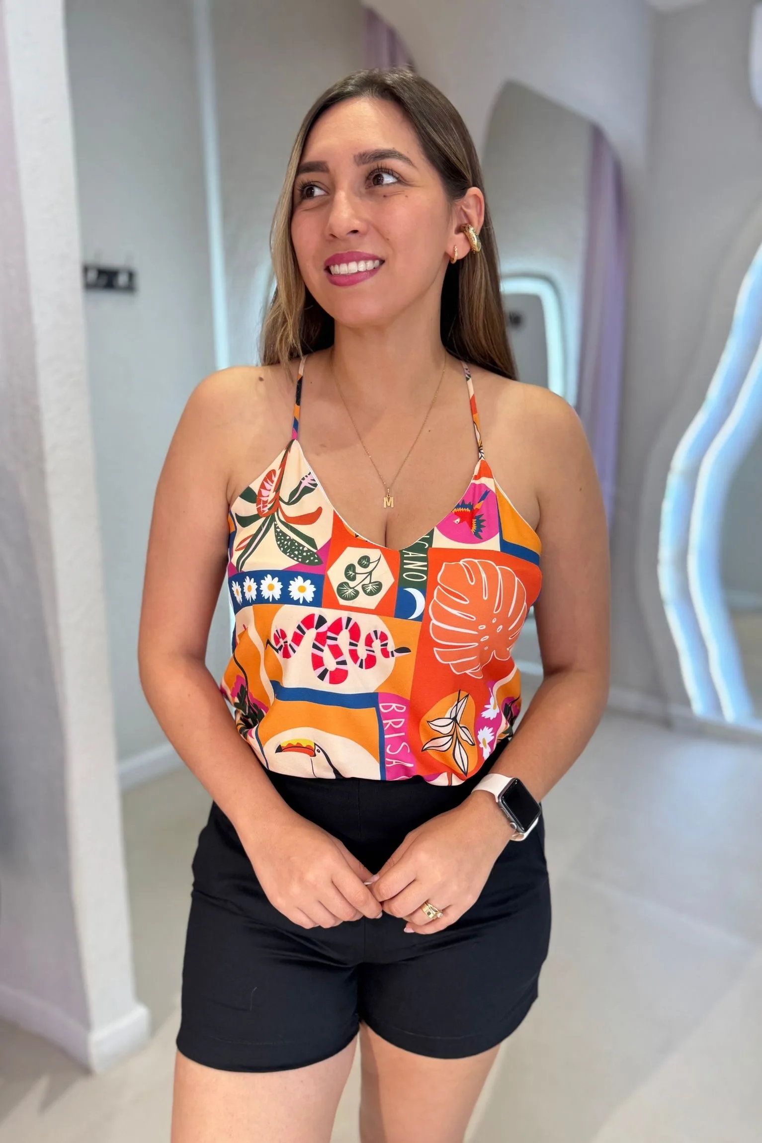 Blusa basica Tropical