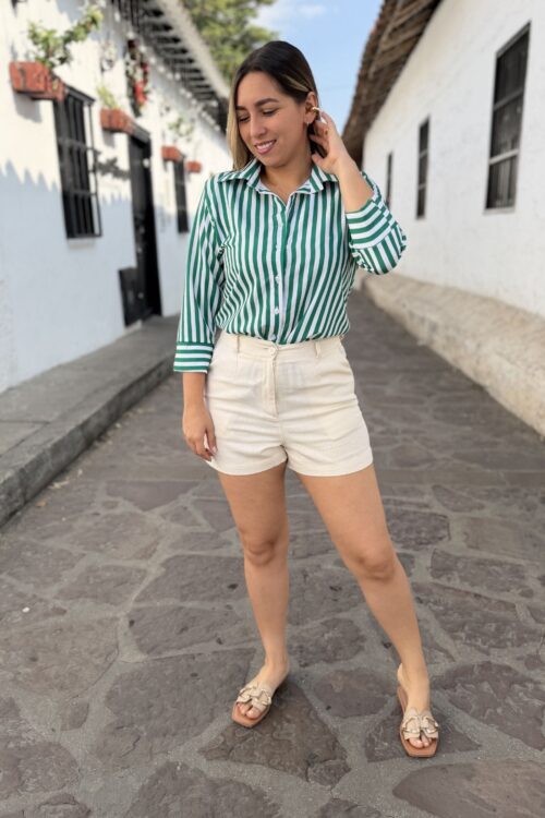 Camisera Zafiro Lineas verdes