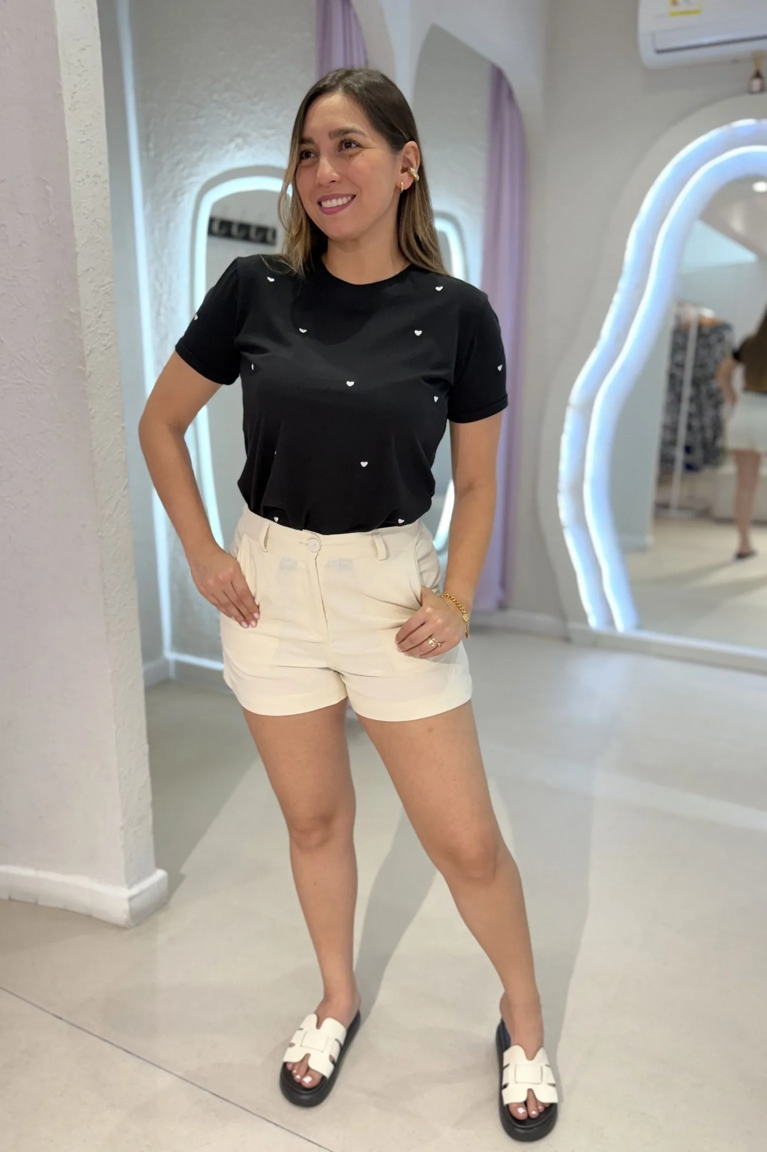 Camiseta Negra corazon