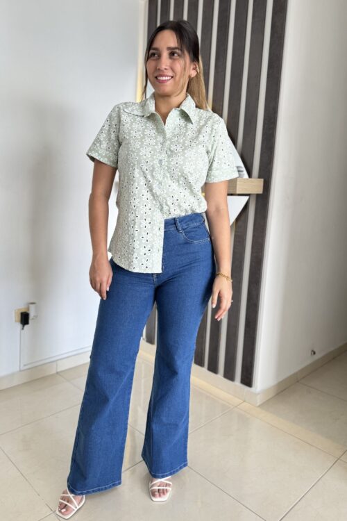 Camisera aurora verde.