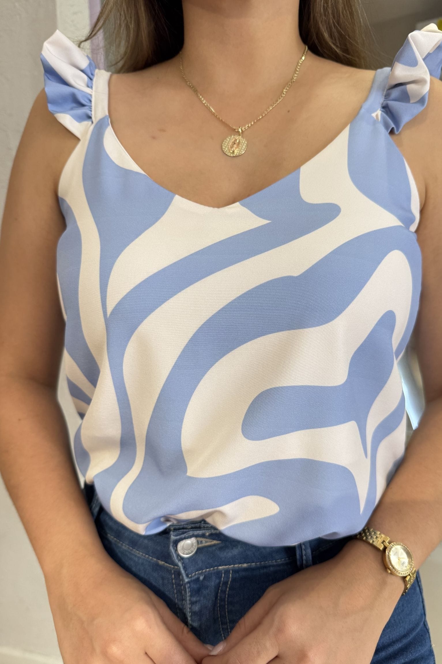 Blusa Paradise Celeste - Image 2