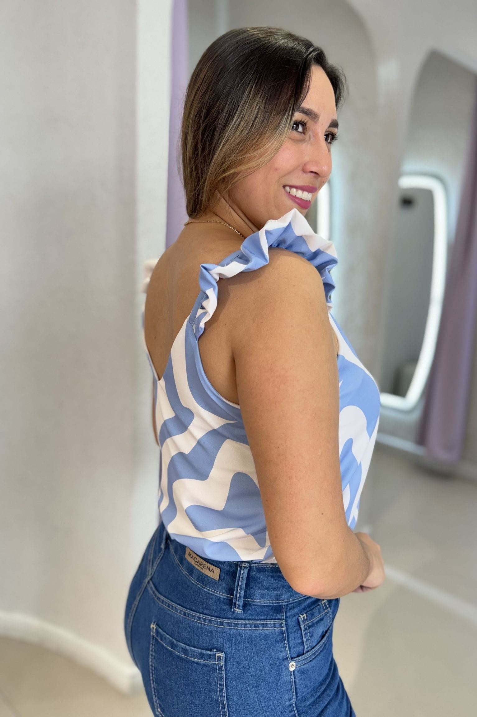 Blusa Paradise Celeste - Image 4