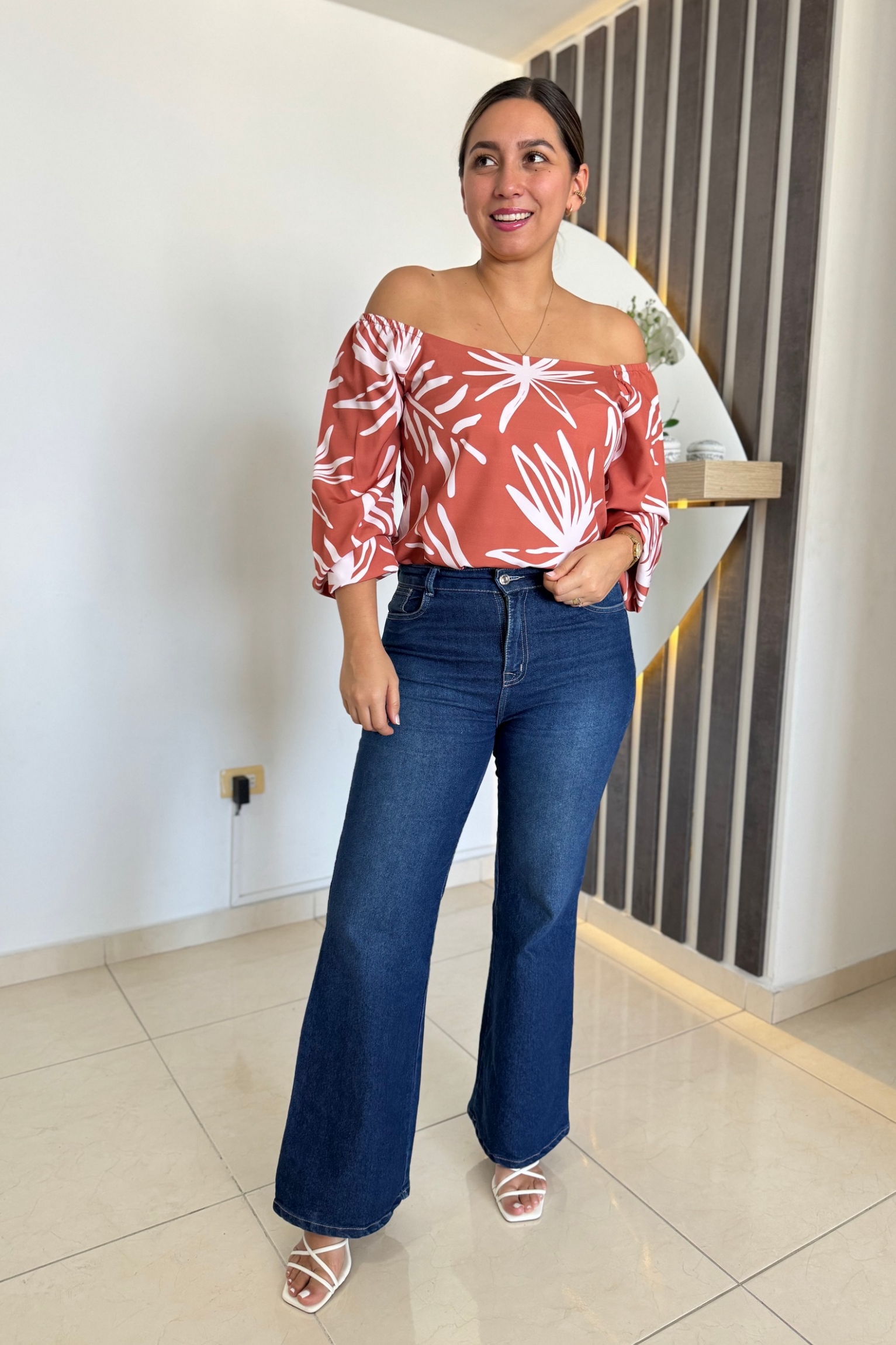 Blusa Toscana Terracota. - Image 2