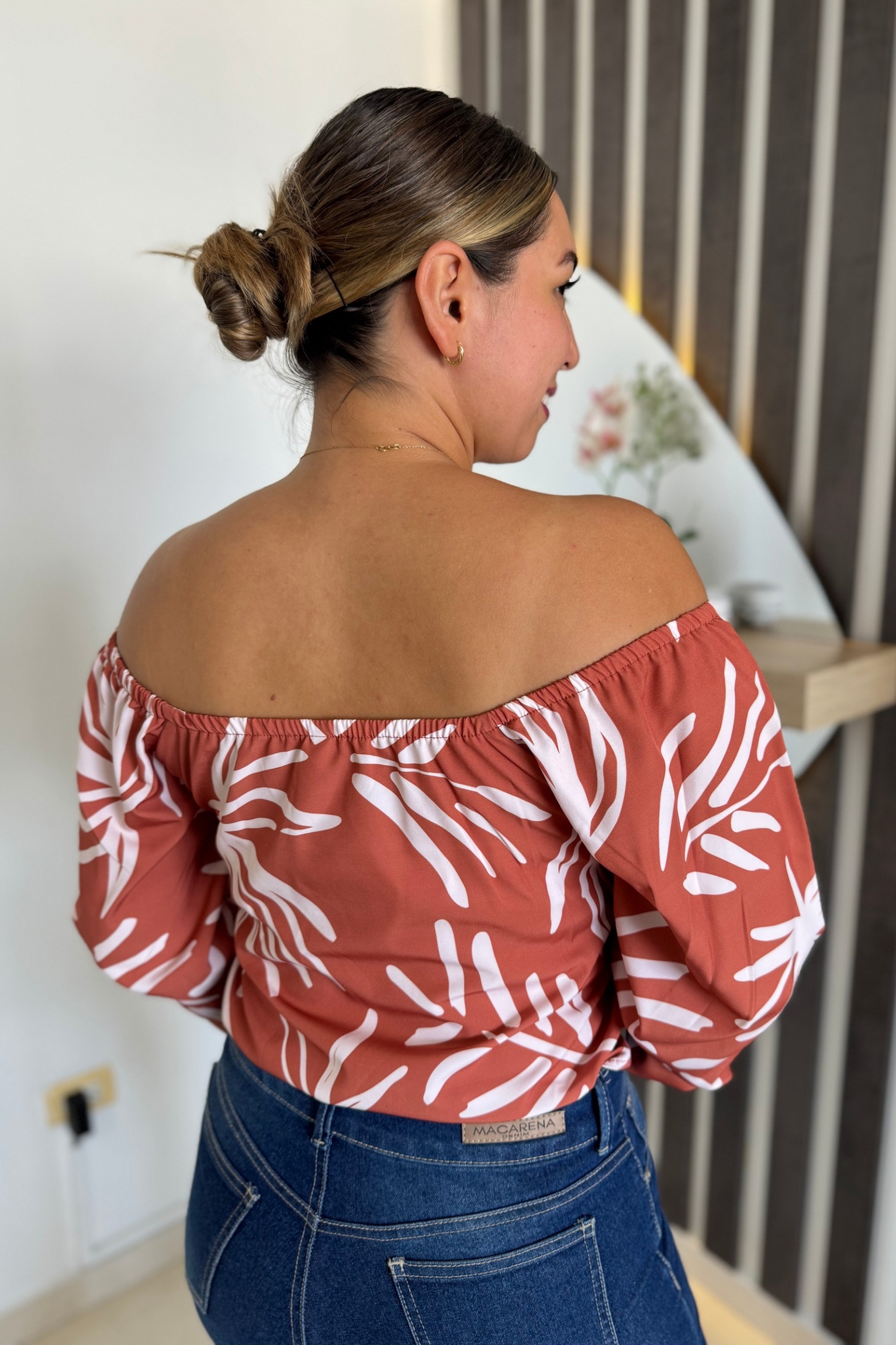 Blusa Toscana Terracota. - Image 4