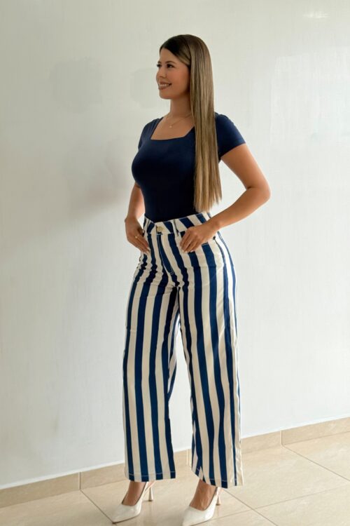 Pantalon Napoles Rayas azules.